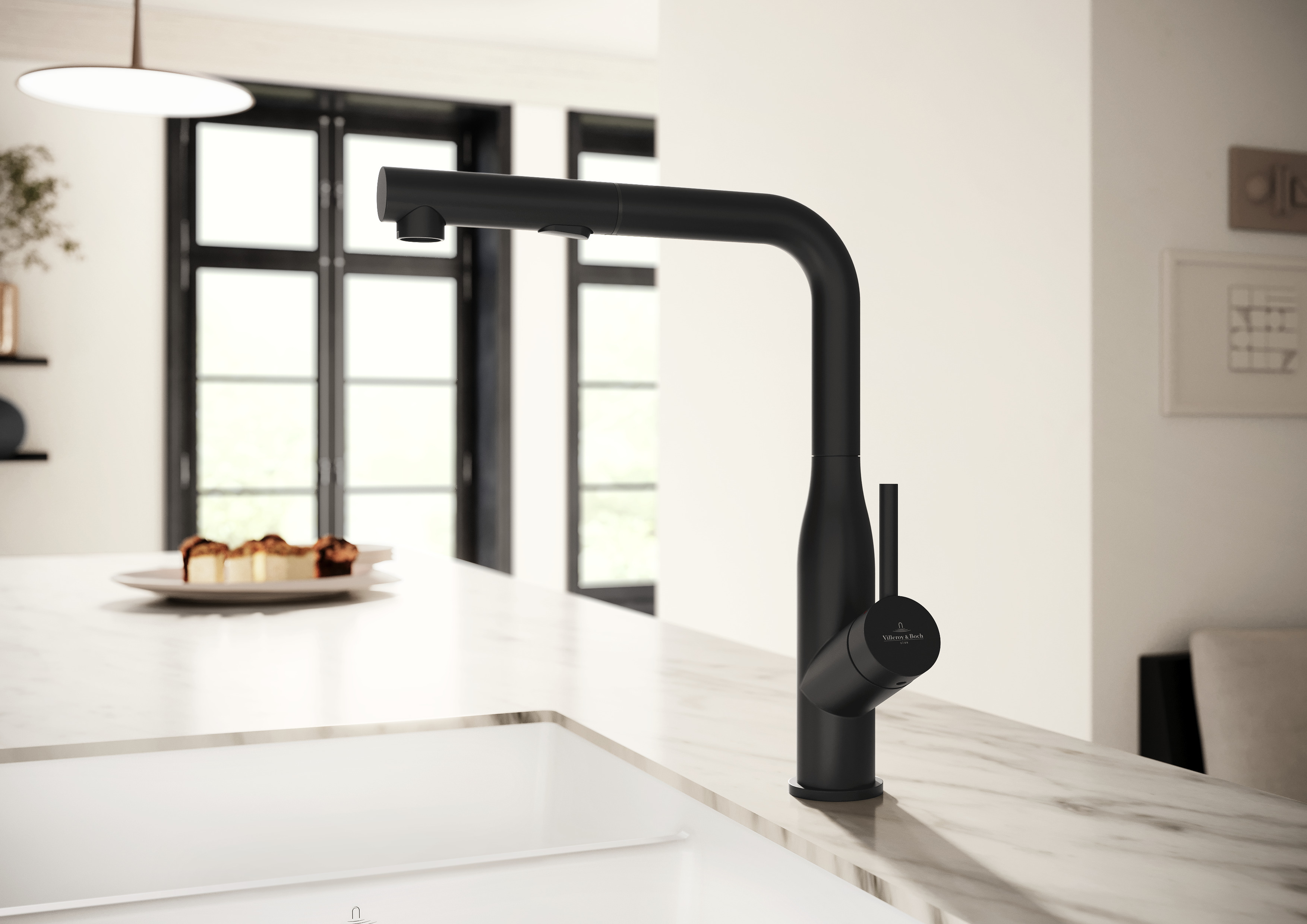 Villeroy & Boch Armatur Edelstahl Matt Black