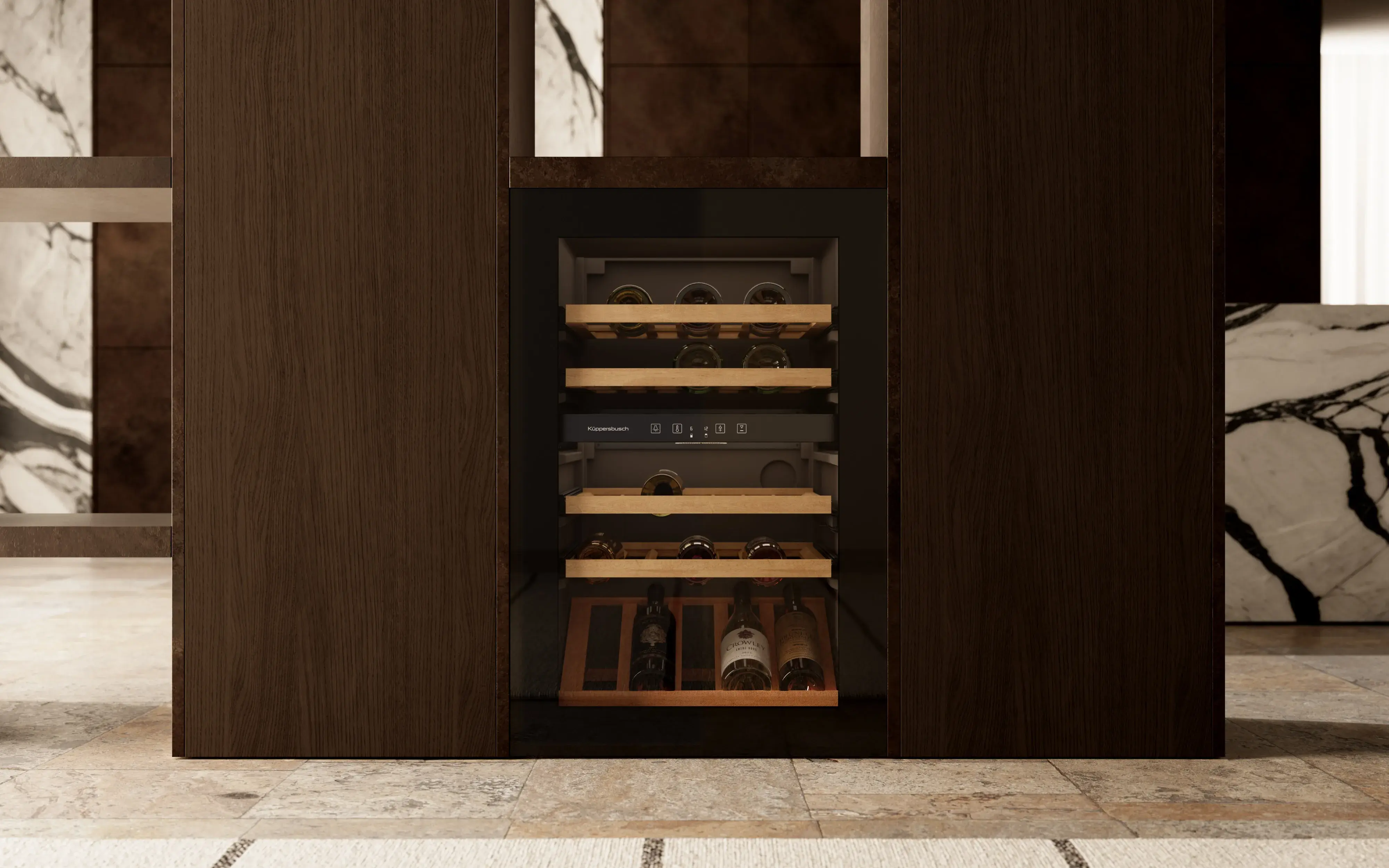 Küppersbusch Weinklimaschrank BlackMatt Design