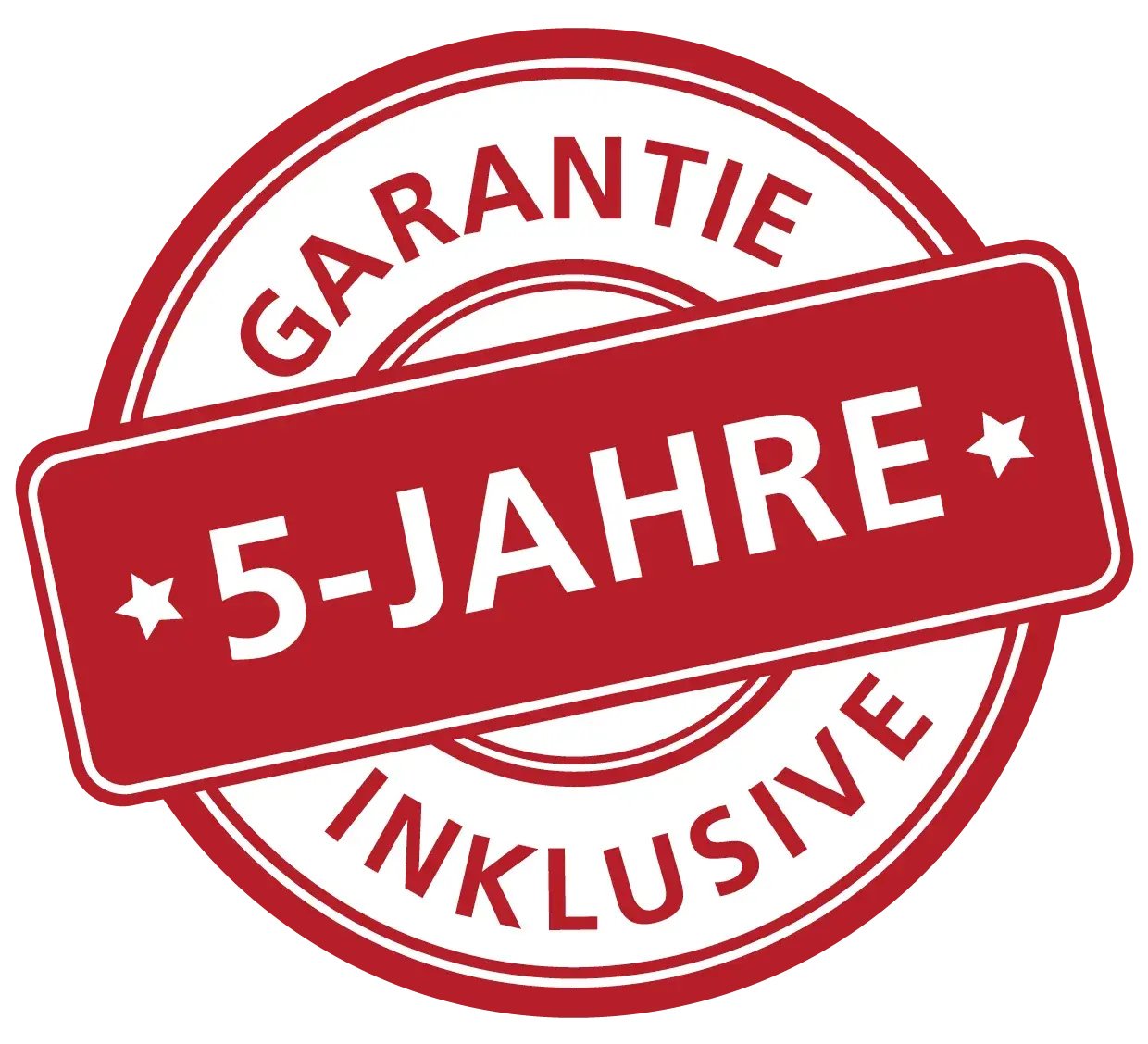 Oranier 5 Jahre Garantie Signet